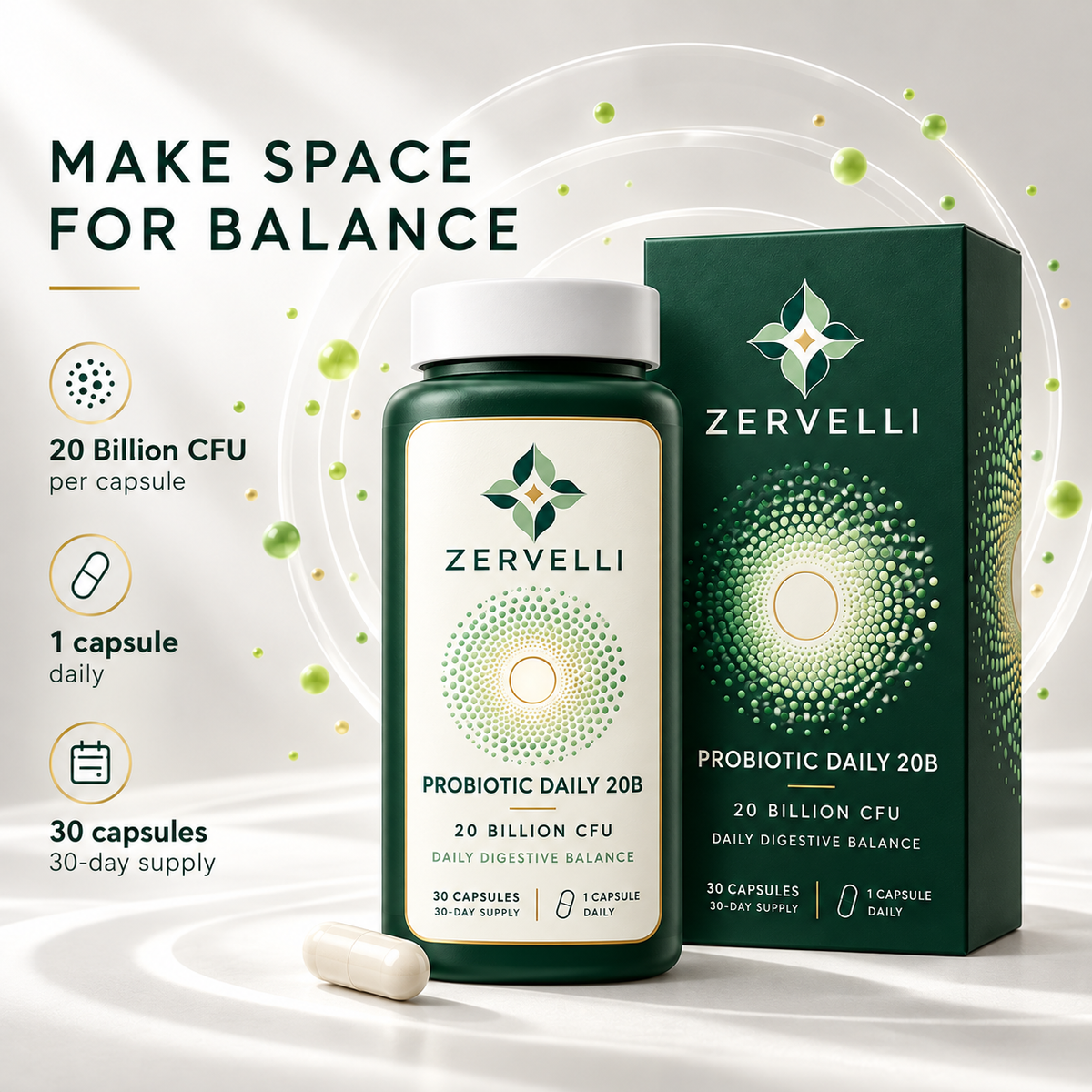 Zervelli Probiotic Daily 20B