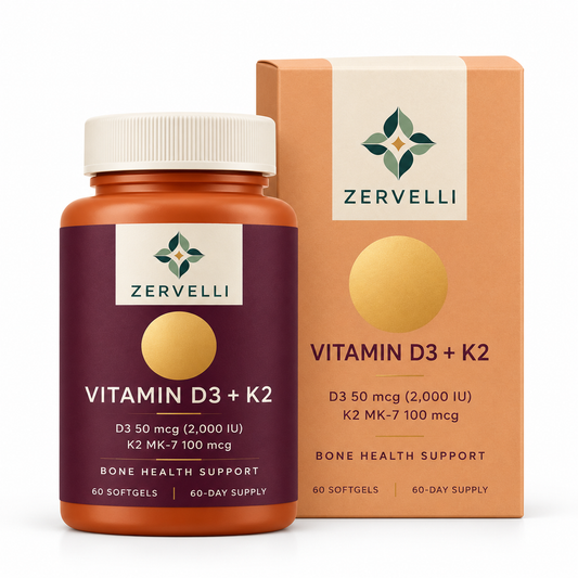 Zervelli Vitamin D3 + K2