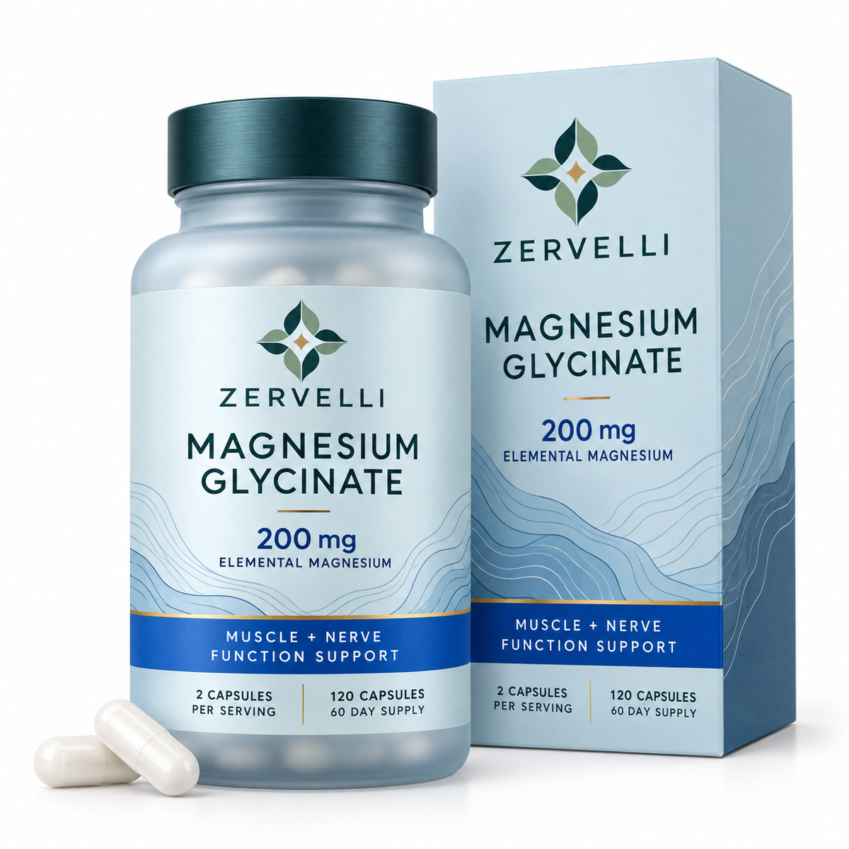 Zervelli Magnesium Glycinate 200
