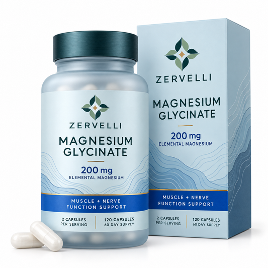 Zervelli Magnesium Glycinate 200