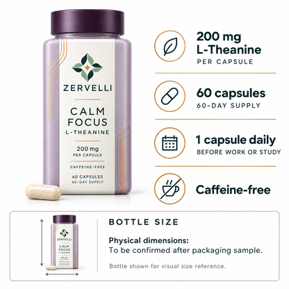 Zervelli Calm Focus L-Theanine