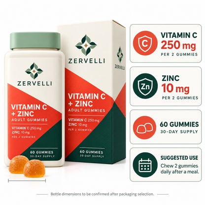 Zervelli Vitamin C + Zinc