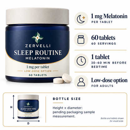 Zervelli Sleep Routine Melatonin