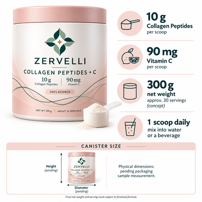 Zervelli Collagen Peptides + C