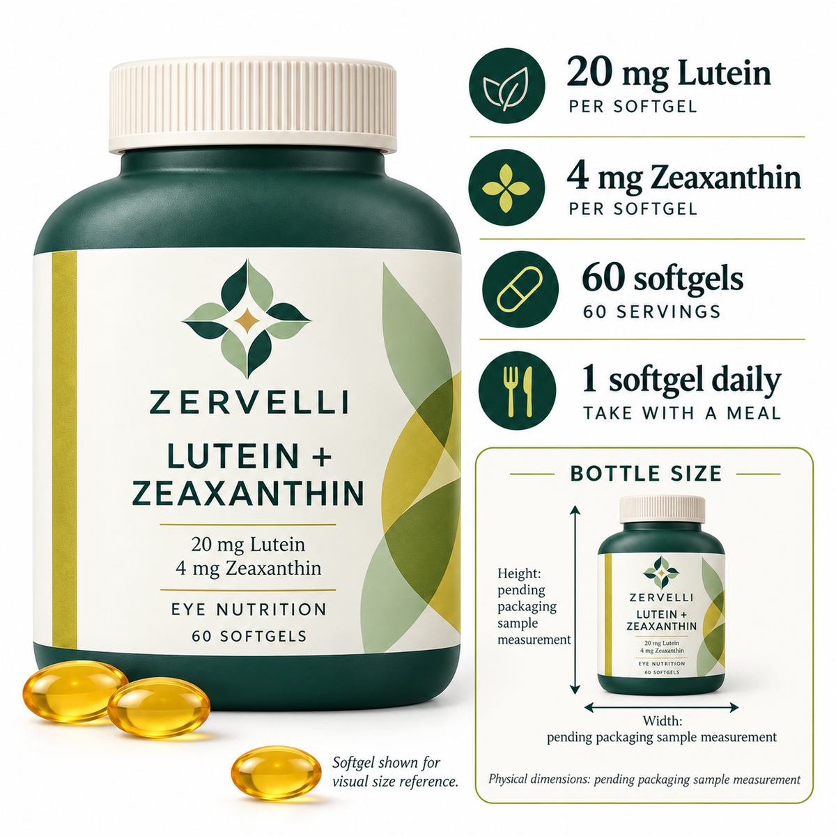Zervelli Lutein + Zeaxanthin