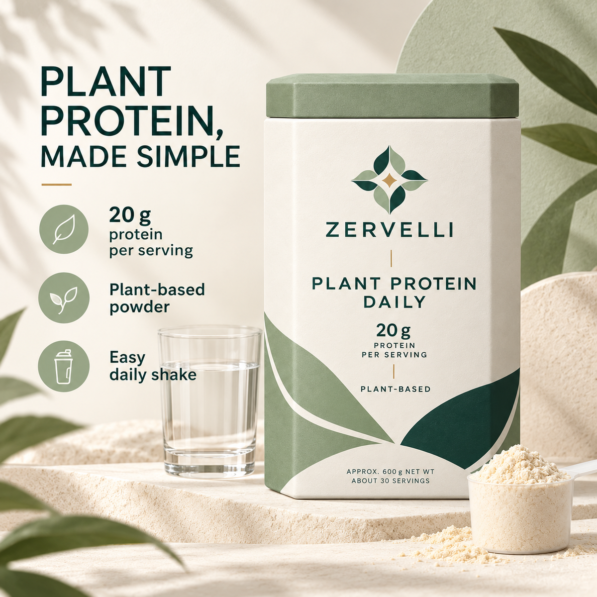 Zervelli Plant Protein Daily