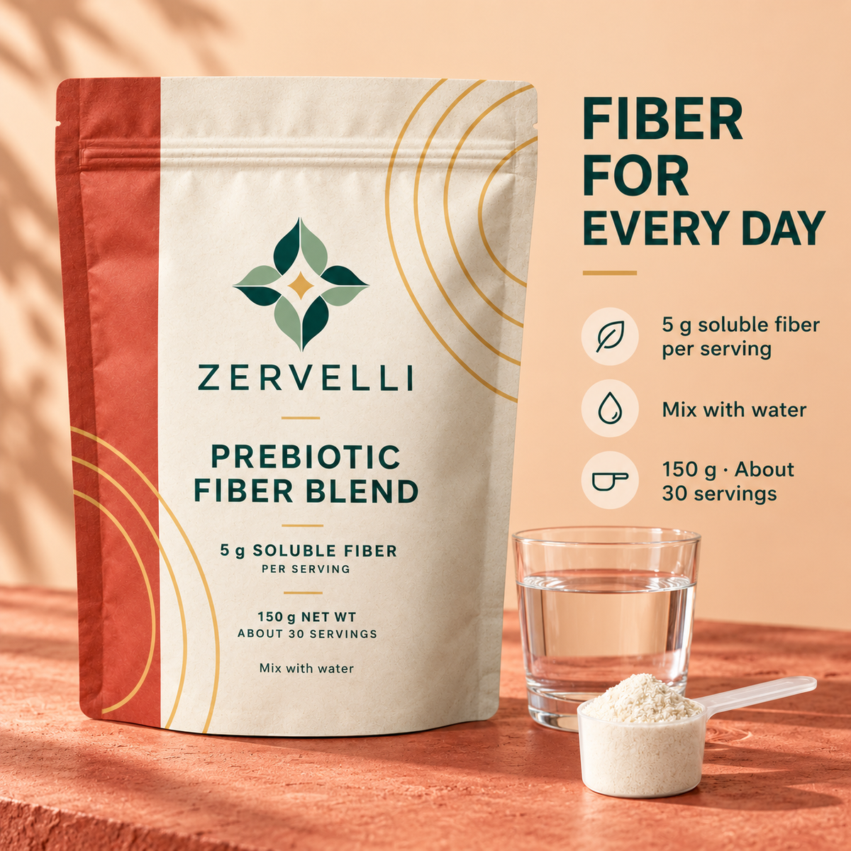 Zervelli Prebiotic Fiber Blend