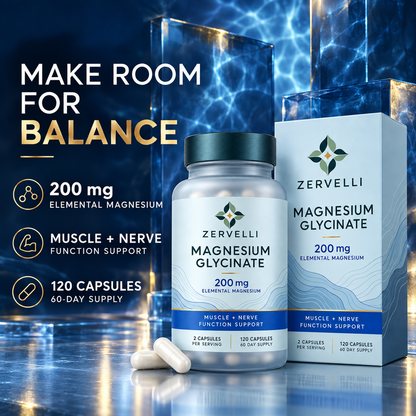 Zervelli Magnesium Glycinate 200